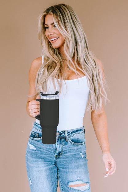 304 Stainless Steel Insulated Tumbler Mug with Straw