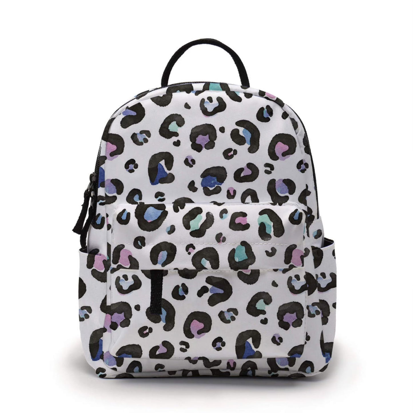 Mini Backpack - Colorful Snow Leopard Print