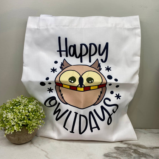 Tote Bag - Christmas - Happy Owlidays