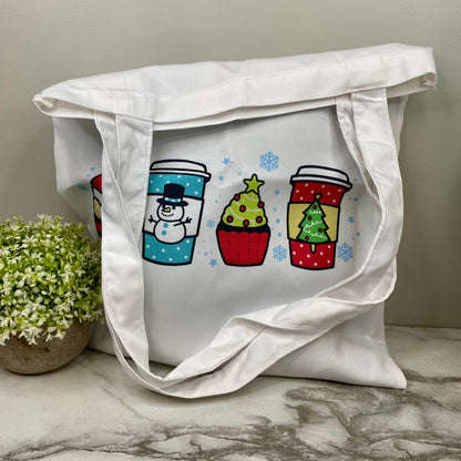 Tote Bag - Christmas - Cupcake Coffee