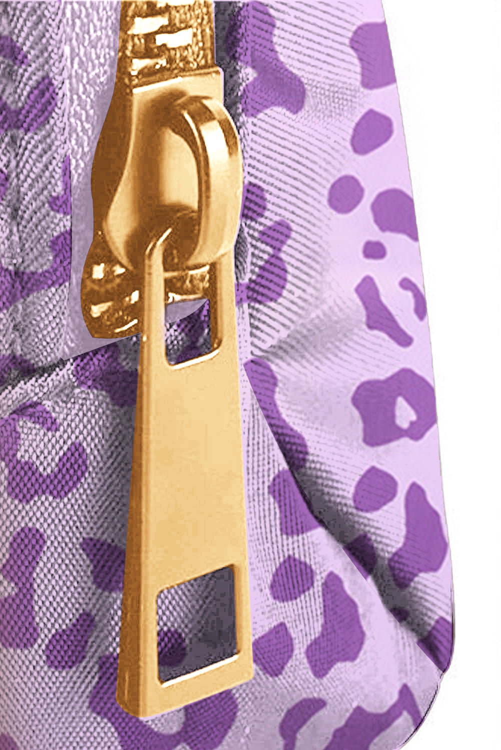 20*5*14cm Leopard Print Buckle Canvas Waist Pack Belt Bag