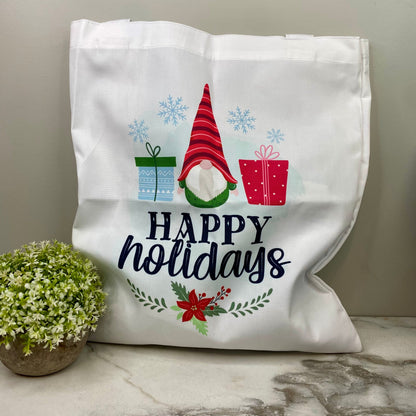 Tote Bag - Christmas - Gnome Present