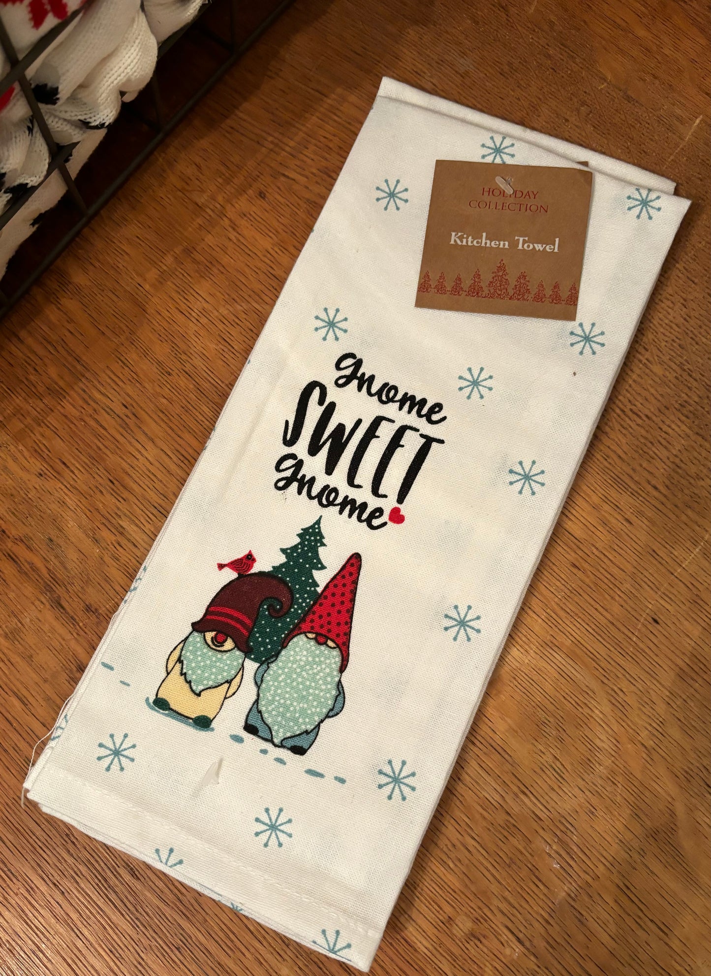 Gnome Sweet Gnome Tea Towel