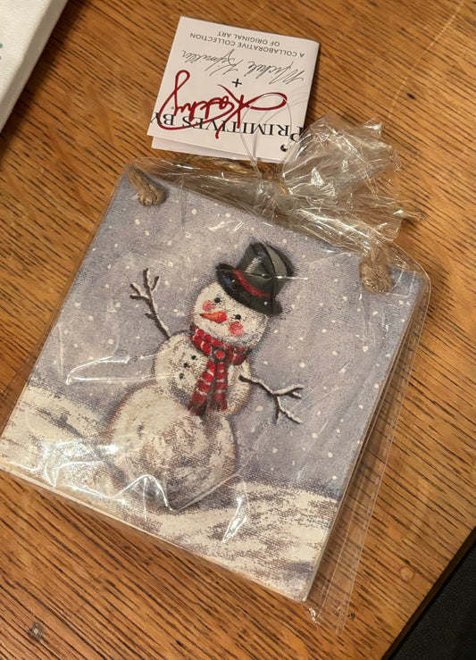 Snowman Coasters