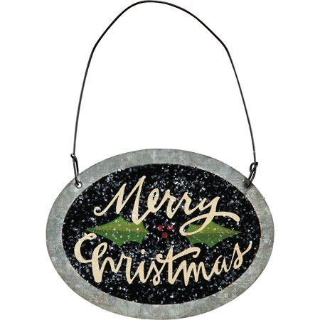 Shimmer Merry Christmas ornament