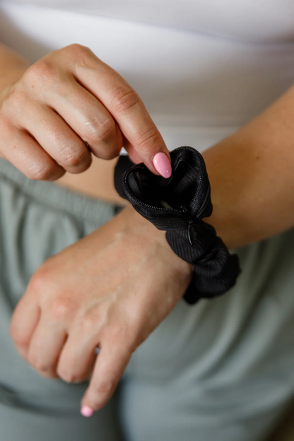 JUST BETWEEN US HIDDEN POCKET SCRUNCHIE SET