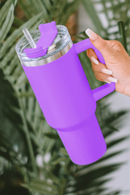 304 Stainless Steel Insulated Tumbler Mug with Straw