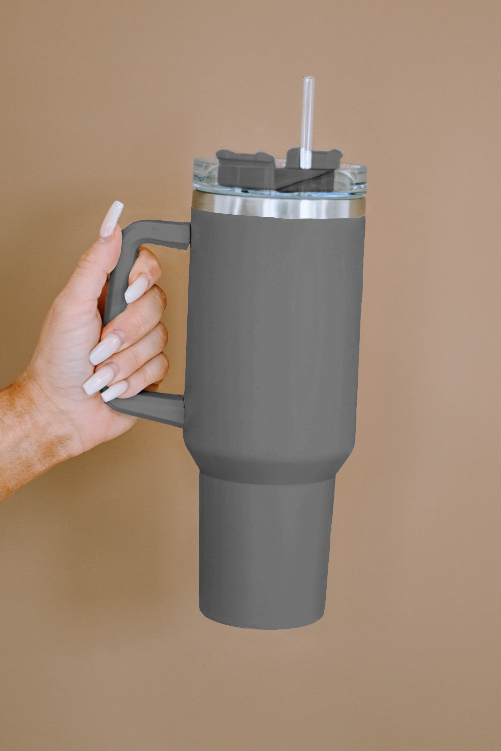 304 Stainless Steel Insulated Tumbler Mug with Straw