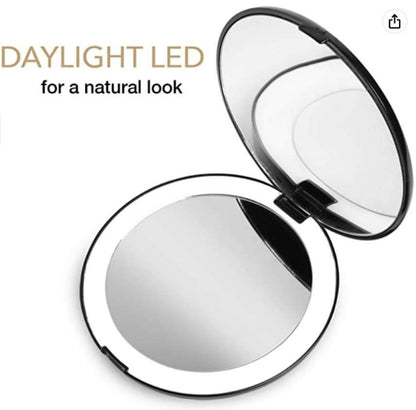 Compact LED Cosmetic Mirror