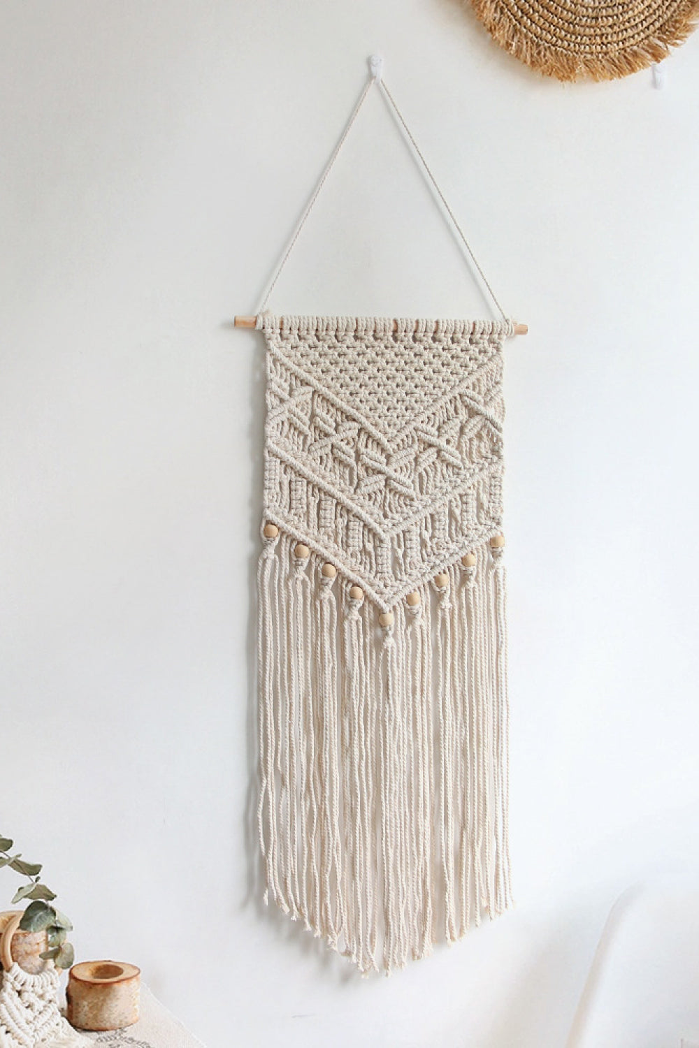 Macrame Fringe Wall Hanging