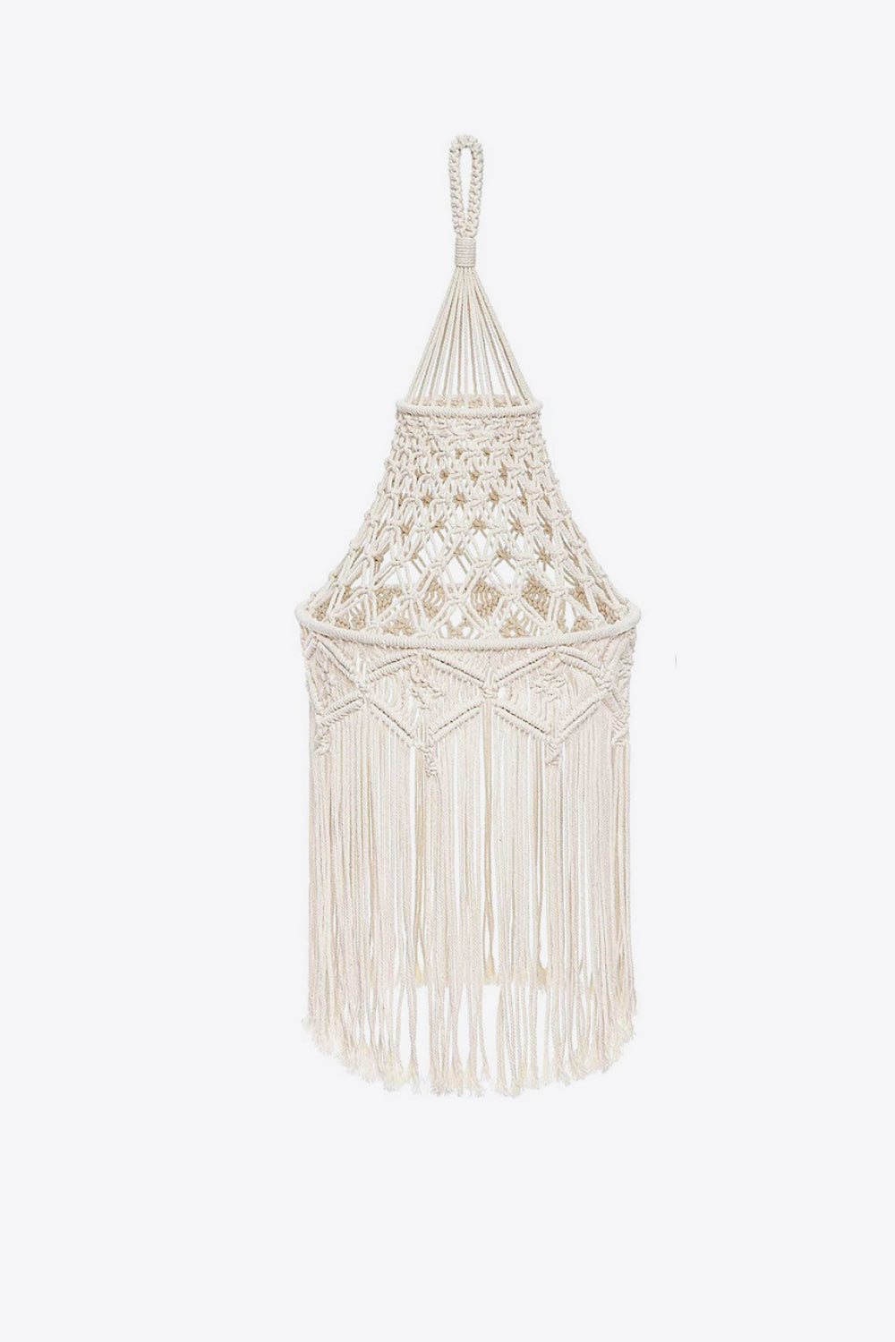 Macrame Hanging Lampshade