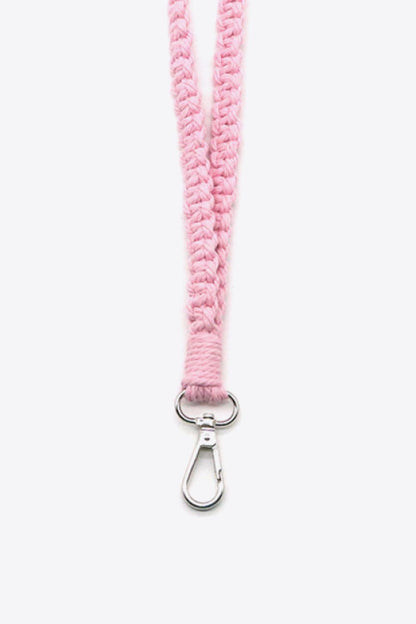 Assorted 2-Pack Hand-Woven Lanyard Keychain