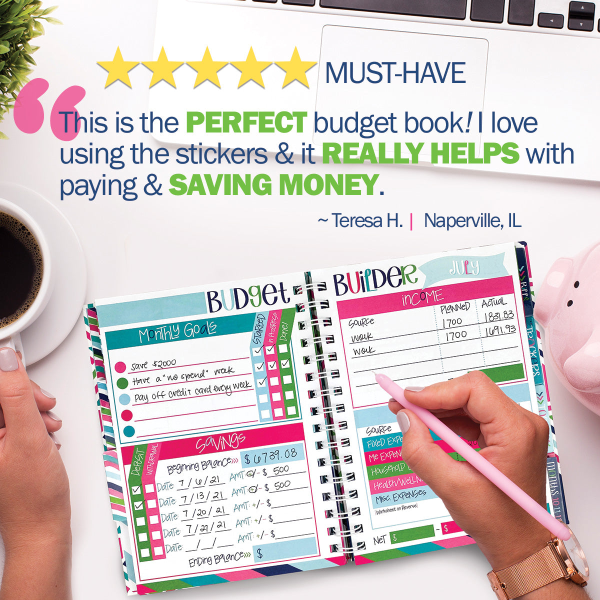 Budget Binder™ Bill Tracker Financial Planner - Denise Albright® 